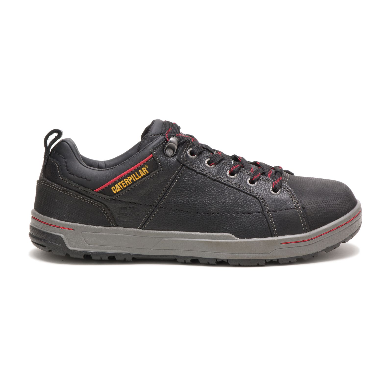 Caterpillar Brode Steel Toe Philippines - Mens Steel Toe Shoes - Black 03826QPRI